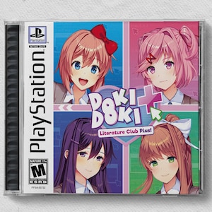 Doki Doki Literature Club Plus! (PS5) Custom PS1 Inspired Case