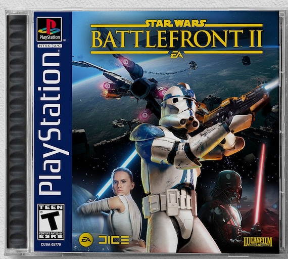 Stærk vind skilsmisse Incubus Star Wars Battlefront 2 PS4 Custom PS1 Inspired Case - Etsy