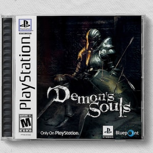 Demon&#39;s Souls Remake (PS5) Custom PS1 Inspired Case