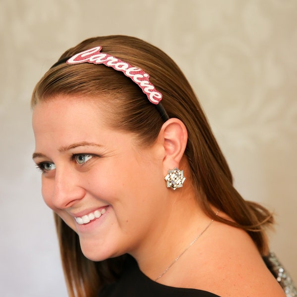 Name Headbands Etsy