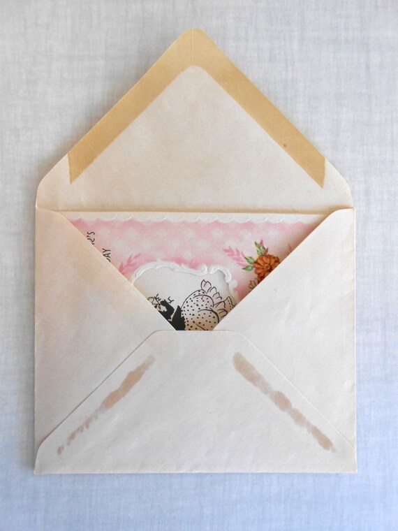 Vintage 1950s Mother's Day Card: Pink Floral MCM Greeting - Etsy