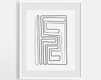 Could Go Either Way original painting a maze thing 5241