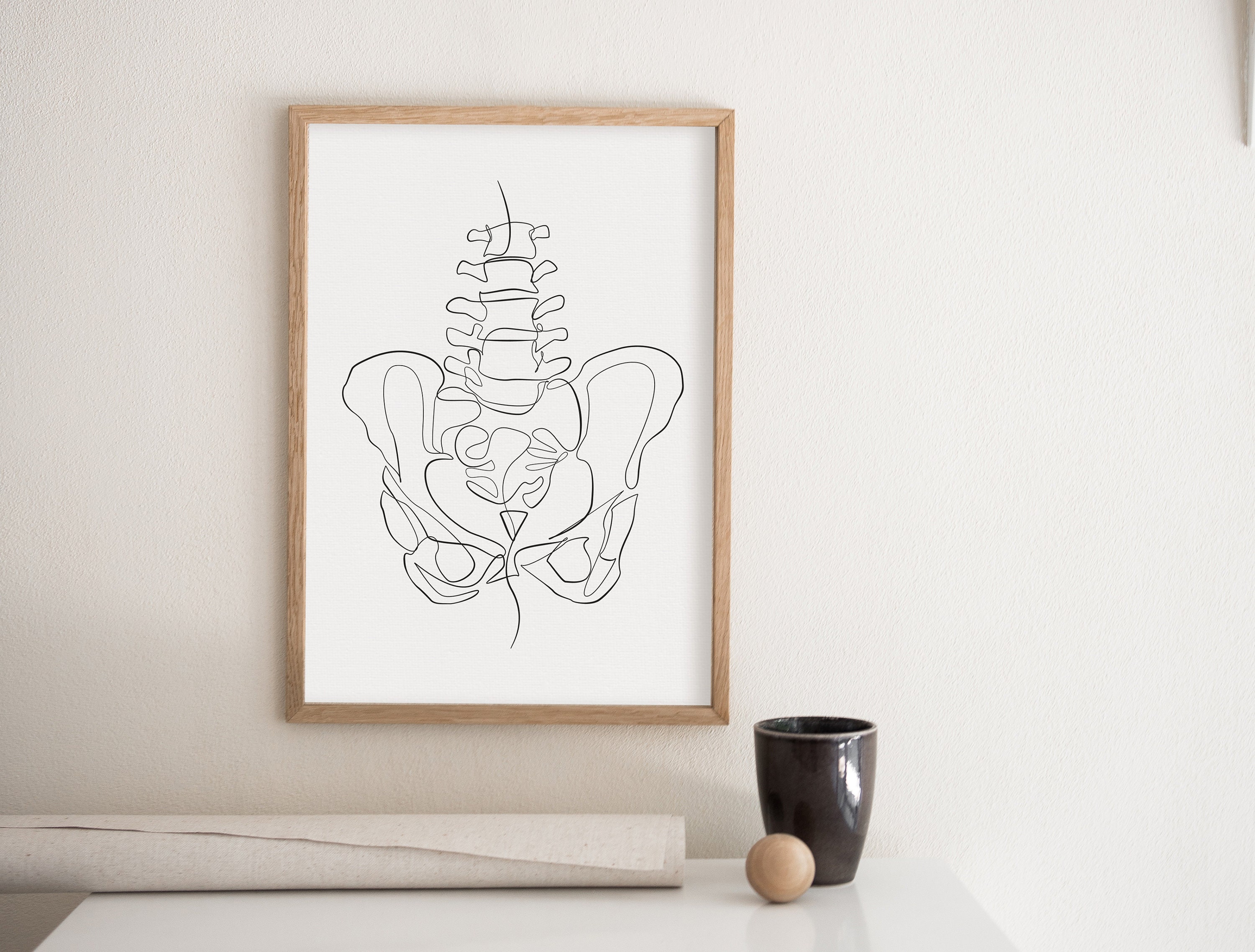 Abstract Chiropractic Art Print Chiropractor Office Decor Etsy