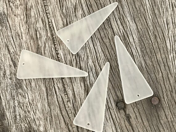 Fish Pendant Charm Beads, YOU PICK COLOR, Frosted Matte Sea