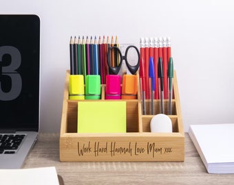 Personalised University Room Desk Tidy