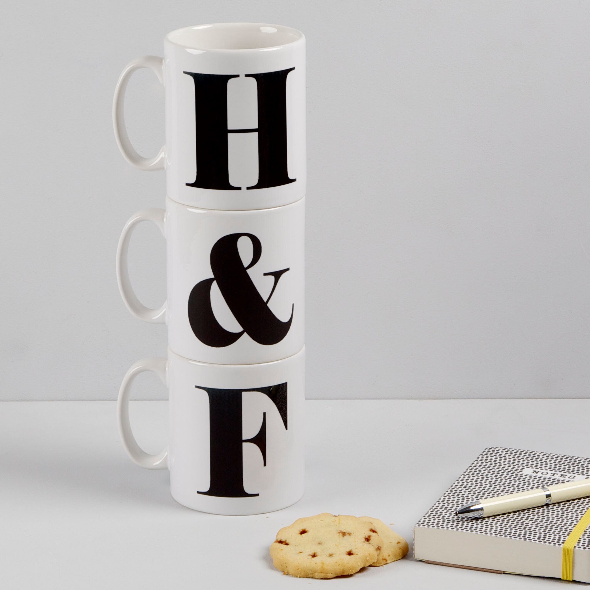 Personalised Alphabet Initial Mug Etsy UK