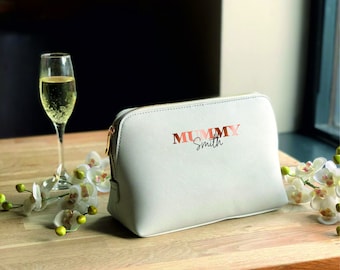 Personalised Mummy Surname Wash Bag