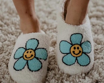 Personalised Daisy Smile Slippers