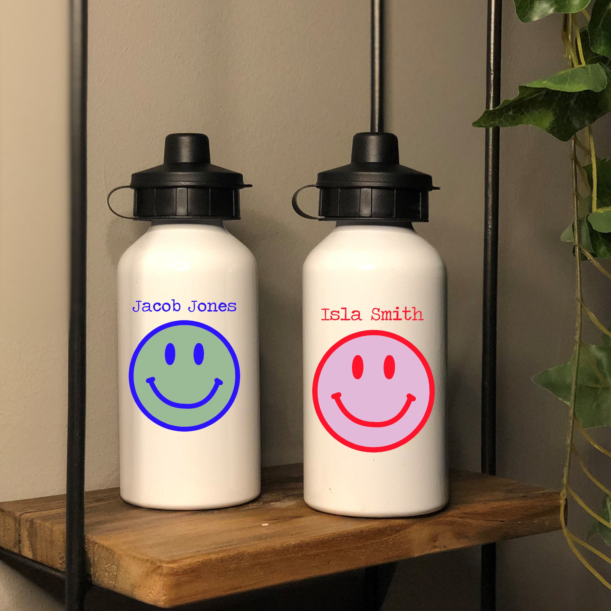 Personalised Smiley Face Waterbottle