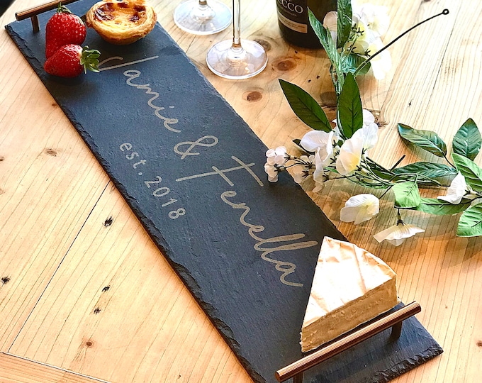 Slate Serving Tray Engraved Serving Tray Serving Tray Etsy