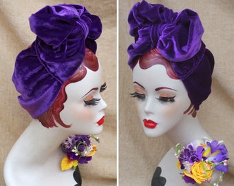 VELVET HAIR BAND WAVE LAVENDEL VELVET HAIR BAND WAVE LAVENDEL