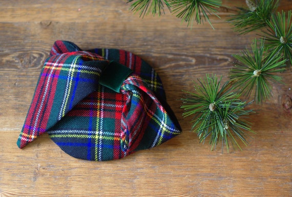 Tartan Fascinator. Pillbox With Bow 