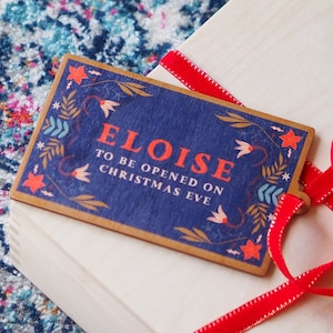 Personalised Christmas Eve Box Tag