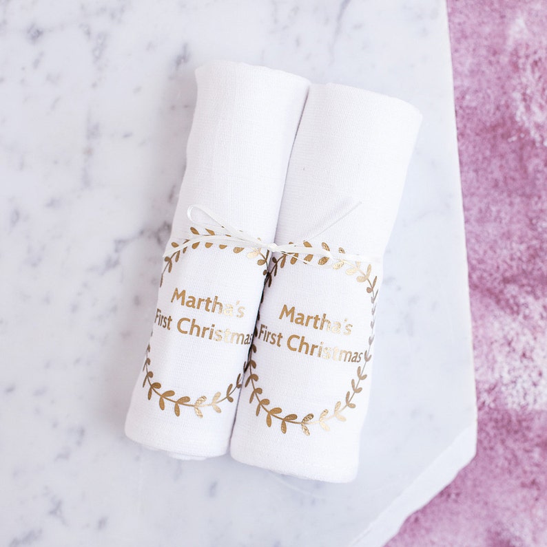 christmas muslin squares