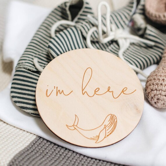 nautical baby announcement