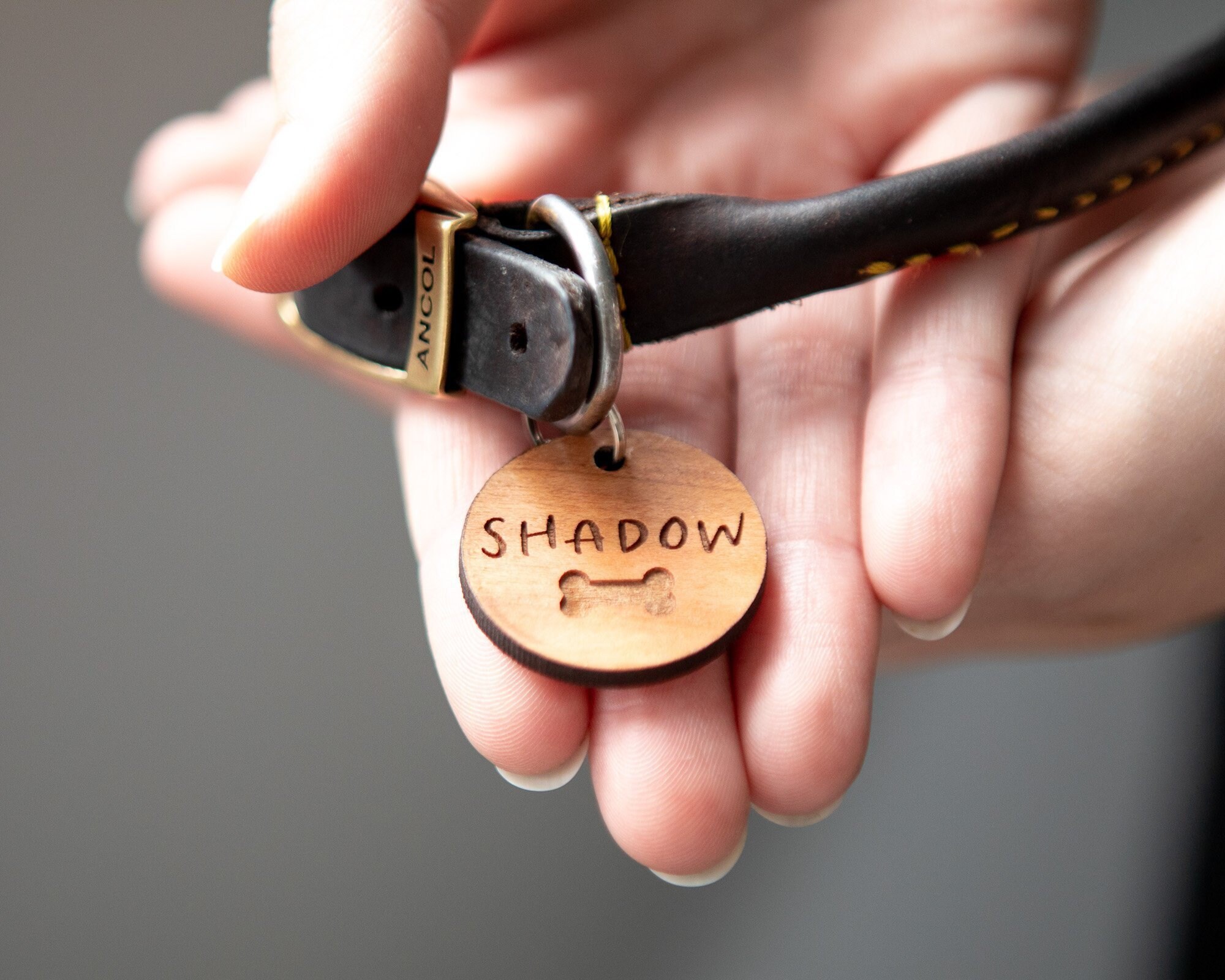 Personalised Bone Pet Tag Engraved Pet Tag Pet Accessories Etsy