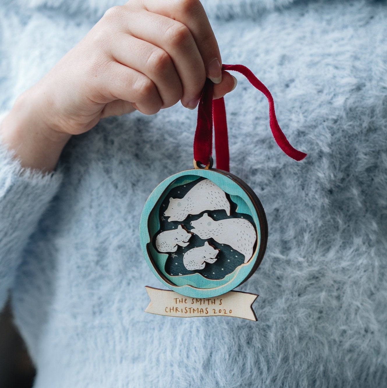 Décoration Personnalisée de Noël en Famille