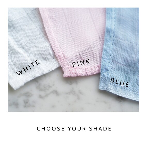 personalised muslin squares