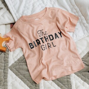 Personalised Birthday Girl Kids T Shirt - Happy Birthday Gift Box - 3rd Birthday Gift