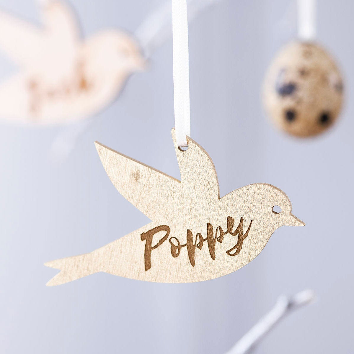 Décoration Personnalisée de Faveur Mariage d'oiseau - Première Décoration Souvenir Pâques