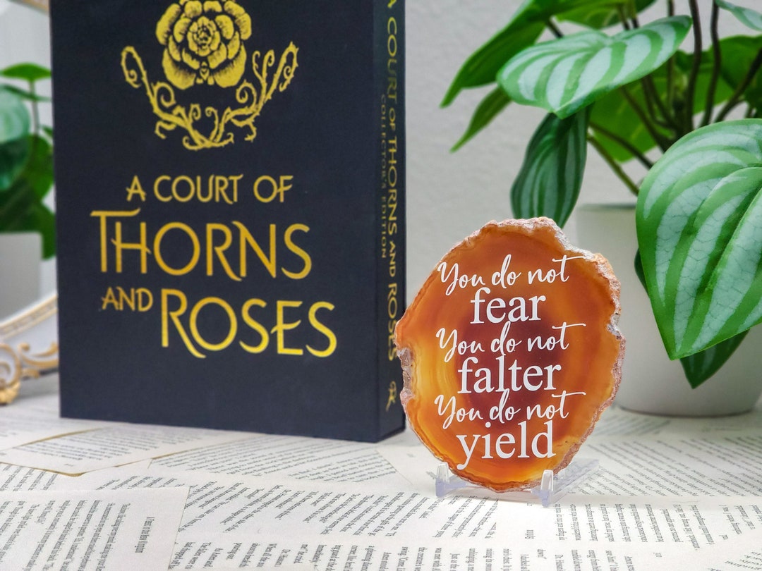 You Do Not Fear, You Do Not Falter, You Do Not Yield Acotar Quote Red ...
