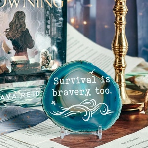 Survival Is Bravery, Too A Study In Drowning by Ava Reid Bookshelf Decor Bookush Merch image 3