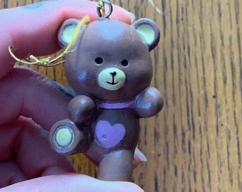 Vintage Valentine Bear,  Valentine's Day Ornament, Collectors Gift