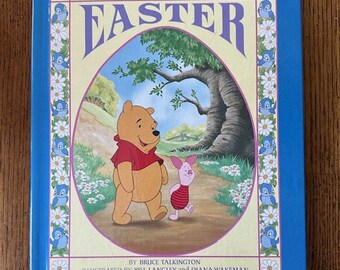 Children’s Winnie The Pooh Book, Vintage 1990's Disney Book, Winnie The Pooh's Easter