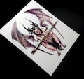 Demoness - 8x10 Art Print by Megan Mars - pinup art - erotic nude art - sexy art - demon devil mythological
