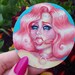 STICKER - 'Bubblegum Bondage' - Pinup Art Sticker - Pink Hair - BDSM  - Erotic Art - Fetish Art 