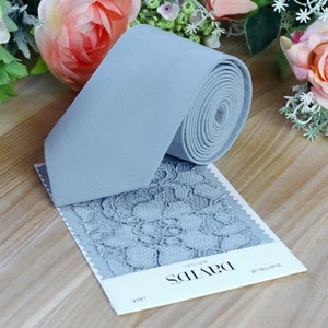 dusty blue tie david's bridal