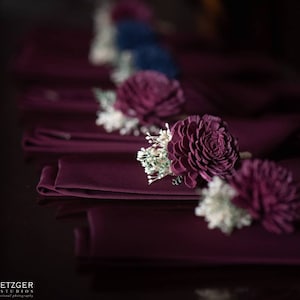 Tie CABERNET AZAZIE Men&#39;s skinny tie Groomsmen Neckties BowTie Pocket square Suspenders Wedding Ties Necktie for Men Special Order