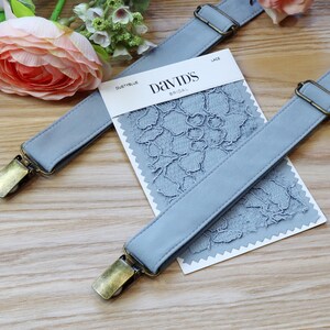 dusty blue tie david's bridal