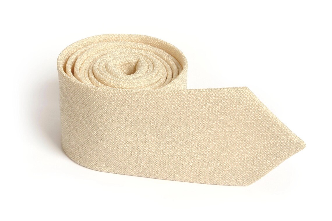 champagne slim tie