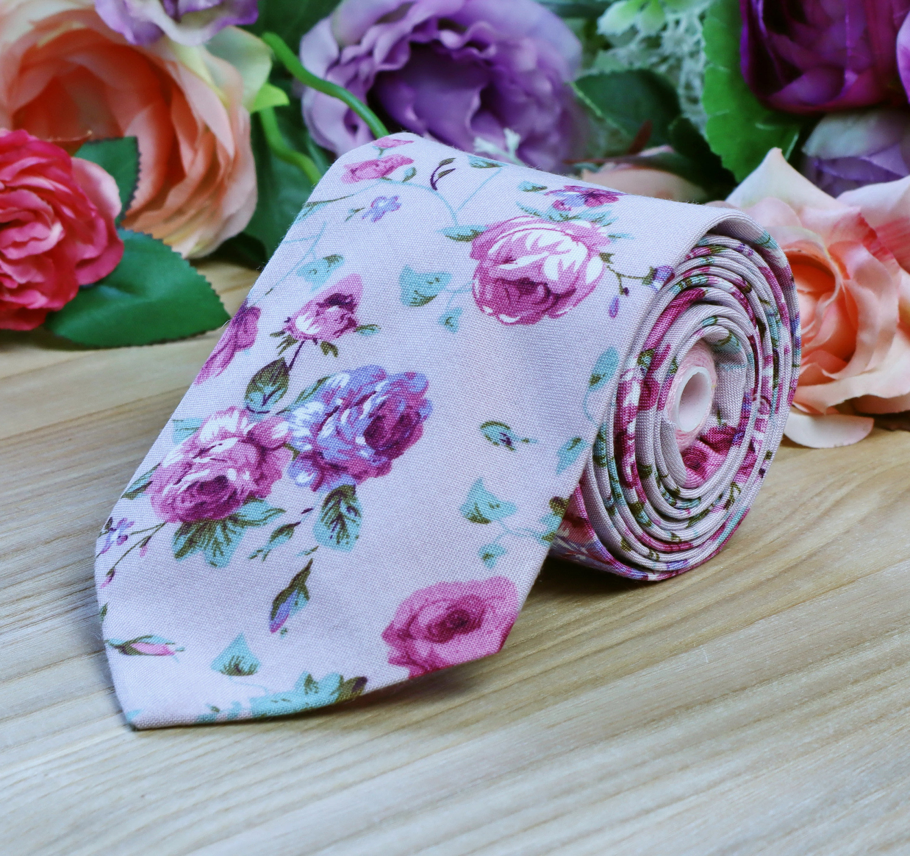 小物 hender scheme neck tie rose purple/olive DARK QUARTZ Floral Tie Dusty Pink Floral Ties Groom Hot Pink
