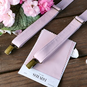 Suspenders DUSTY PINK David&#39;s Bridal Suspenders Men Wedding Ring Bearer Wedding Men’s Suspenders Boys Suspenders  Special Order