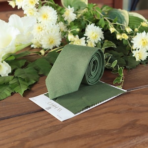English Ivy Tie WEDDING COLOR Greenery Olive Men&#39;s skinny tie Green Wedding Necktie Suspenders Pocket square BowTie Special Order