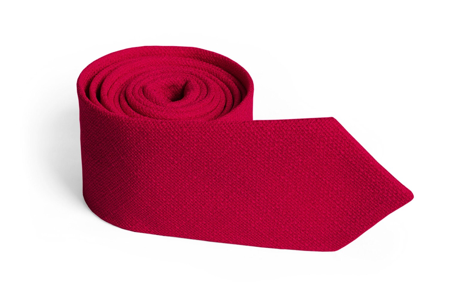 Chili Pepper Texture Tie True Red Men's skinny tie Etsy