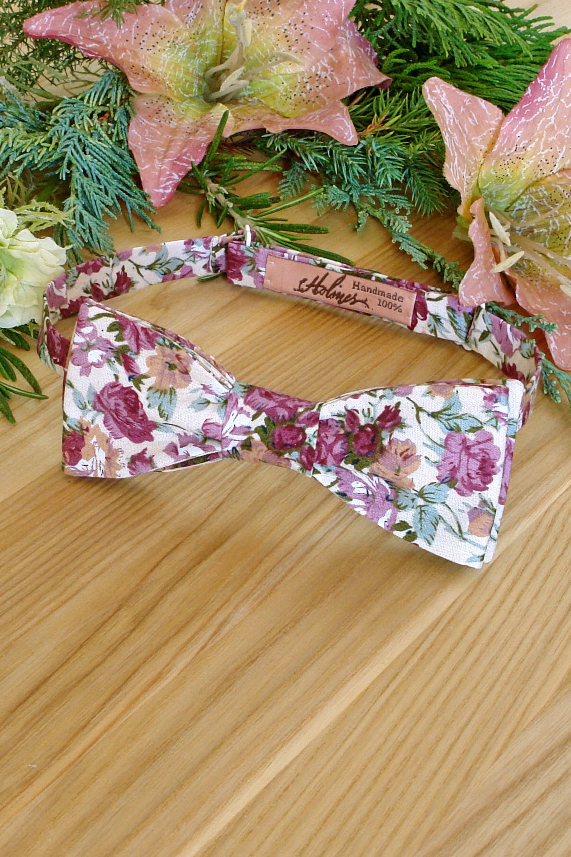 childrens bow tie and pocket square