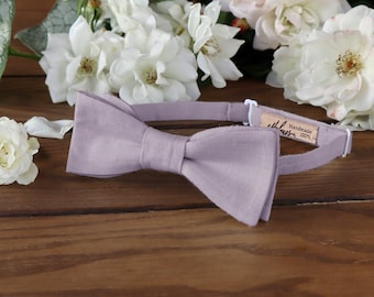 Bow Tie LAVENDER HAZE David's Bridal Bow-Tie self tie Wedding Bow Ties  Lavender Wedding Bow Tie Special Order