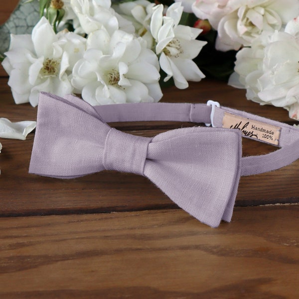 Bow Tie LAVENDER HAZE David's Bridal Bow-Tie self tie Wedding Bow Ties  Lavender Wedding Bow Tie Special Order