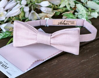 Bow Tie DUSTY PINK  David's Bridal  Classic Bow Tie Melange Wedding Bow Tie Special Order  SALE