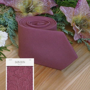 CHIANTI  David&#39;s Bridal Tie  Men&#39;s skinny tie   Wedding Ties  Chianti   Necktie for Men Special Order