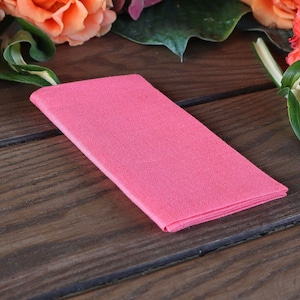 Pocket square Carissma Matching Hanky Linen WEDDING COLOR  Mauvelous Men&#39;s handkerchief  Pink Wedding Pocket Square Special Order
