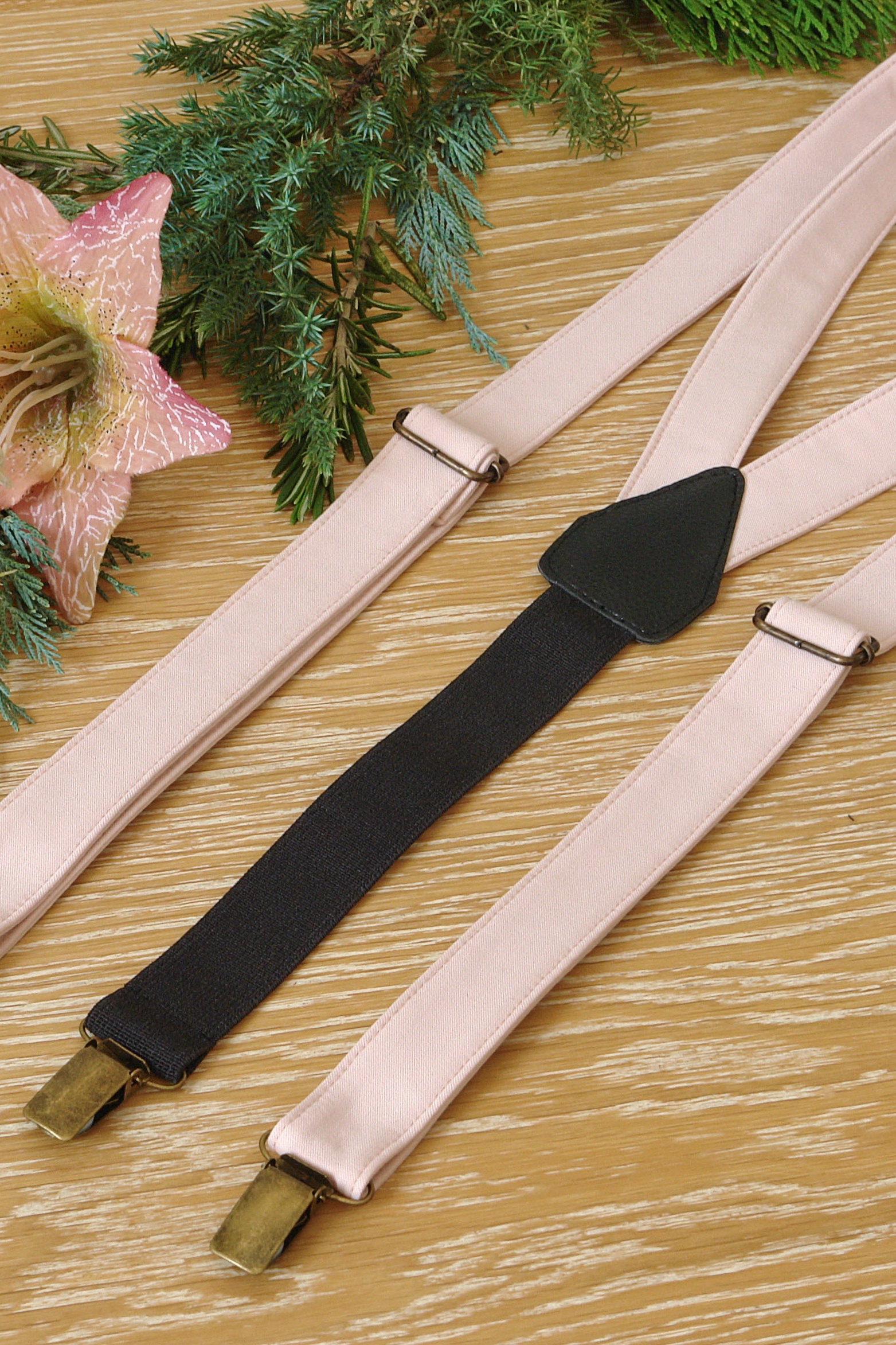 Suspenders BLUSH David's Bridal Vera Wang Suspenders Men Etsy