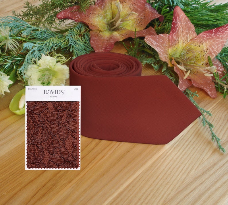 davids bridal cinnamon tie