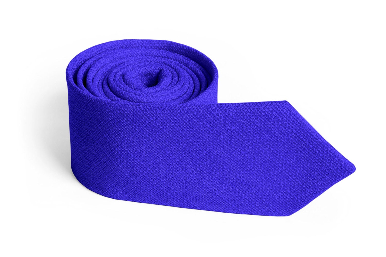 slim royal blue tie