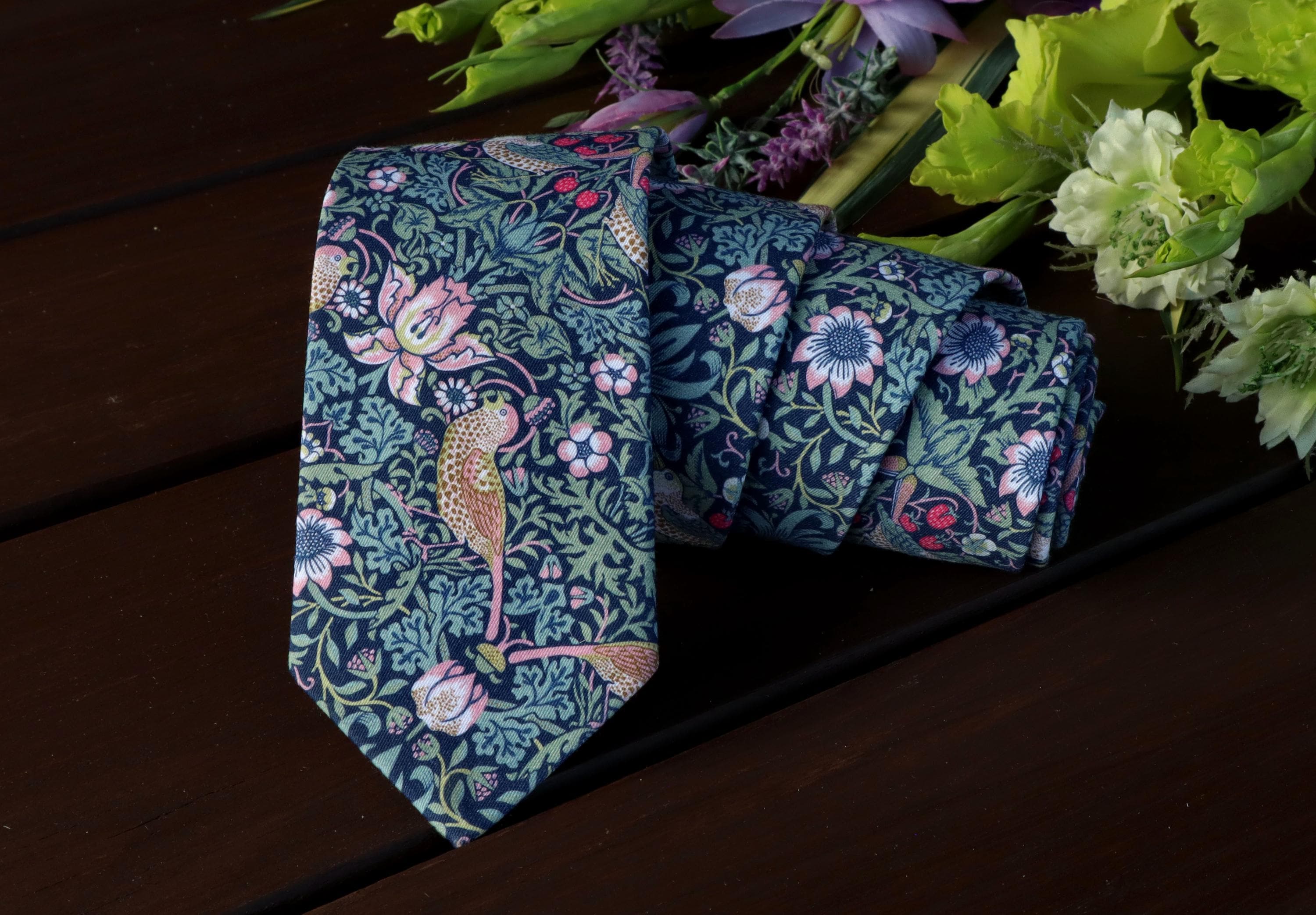 Blue Bird Tie - Etsy