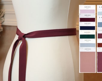 Bridal sash / David's Bridal Color Selection / Wedding Sash / Wedding Belt / Flower Sash / Custom colors: David's Bridal AZAZIA BILL LEVKOFF