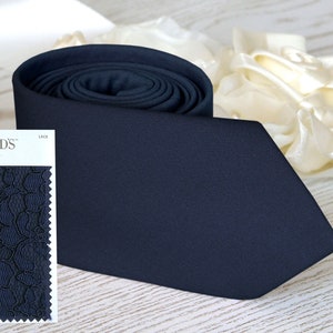 MARINE Tie David&#39;s Bridal Men&#39;s skinny tie Groomsmen Neckties Custom Blue Tie Bow-Tie Suspenders Wedding Ties Special Order SALE